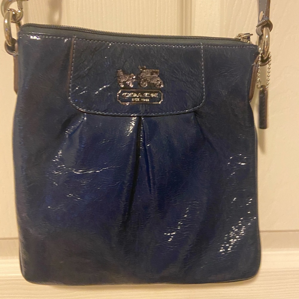 Coach bag- navy cross body